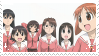 the cast of the animanga series Azumanga Daioh